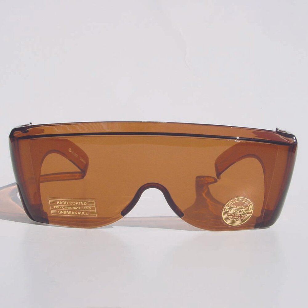 NWT TruVintage SunShield Cover/OverRX 1pc Coppermax lens tint sunglasses